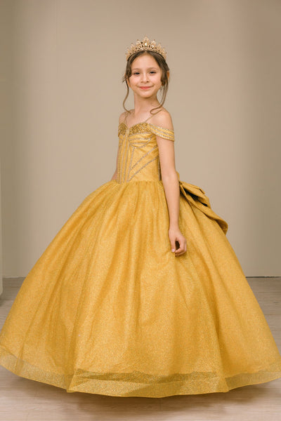 Ariana Royal Sparkle Pageant Gown for Girls