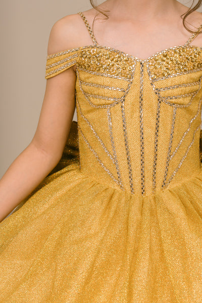 Ariana Royal Sparkle Pageant Gown for Girls