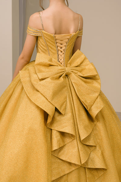 Ariana Royal Sparkle Pageant Gown for Girls