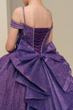 Ariana Royal Sparkle Pageant Gown for Girls