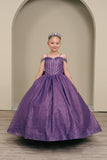 Ariana Royal Sparkle Pageant Gown for Girls