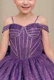 Ariana Royal Sparkle Pageant Gown for Girls