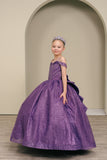 Ariana Royal Sparkle Pageant Gown for Girls