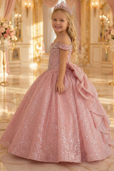 Ariana Royal Sparkle Pageant Gown for Girls