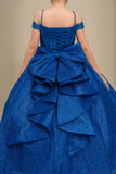 Ariana Royal Sparkle Pageant Gown for Girls