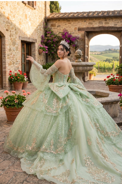 Reina Royale Luxury Quinceañera Ball Gown | Blush Quinceanera Collection