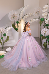 Floral Ombre Girls Pageant Gown | Fashion Couture