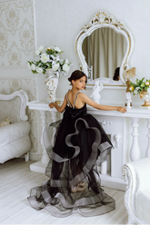 Athens Satin Tulle Girls Pageant Dress