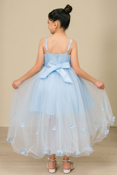 Floral Breeze Hi-Low Girls Dress | Short Front Tulle Party Dress