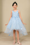 Floral Breeze Hi-Low Girls Dress | Short Front Tulle Party Dress