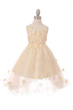 Floral Breeze Hi-Low Girls Dress | Short Front Tulle Party Dress