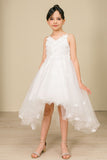 Floral Breeze Hi-Low Girls Dress | Short Front Tulle Party Dress