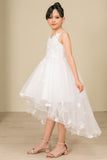 Floral Breeze Hi-Low Girls Dress | Short Front Tulle Party Dress