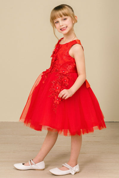 Lila Blossom Girls Dress – Flower Girl & Party Dress