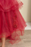 Rosalinde Grace Hi-Lo Girls Pageant Dress | Blush Kids
