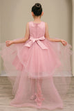 Rosalinde Grace Hi-Lo Girls Pageant Dress | Blush Kids