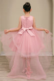 Rosalinde Grace Hi-Lo Girls Pageant Dress | Blush Kids