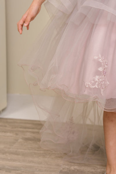 Hi Low Ruffle Girls Party Dress 2–12
