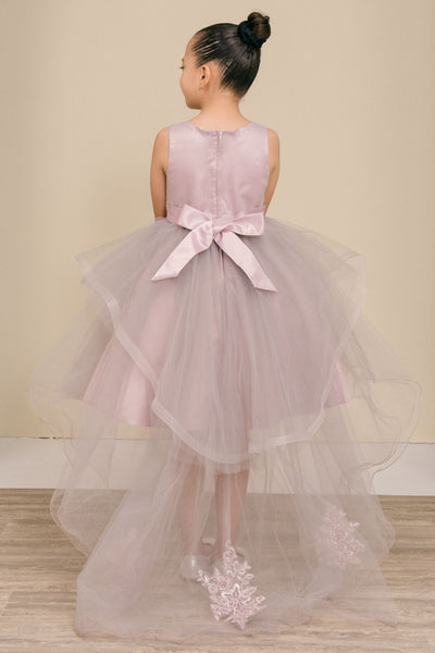 Hi Low Ruffle Girls Party Dress 2–12