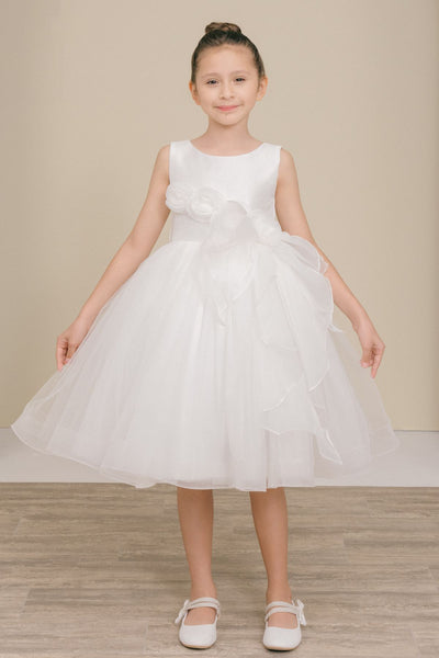 Elowen Bloom Sage Shimmer Tulle Party Dress