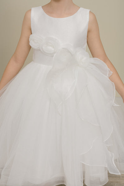 Elowen Bloom Sage Shimmer Tulle Party Dress