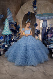 The Paisley Girls Couture Ruffled Pageant Gown