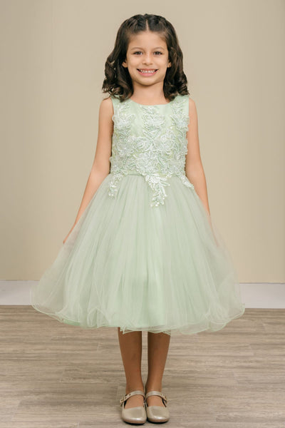 Nadia Short Pageant Dress – Sparkling Special Occasion Dress for Girls