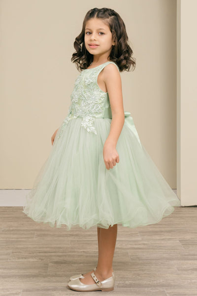 Nadia Short Pageant Dress – Sparkling Special Occasion Dress for Girls