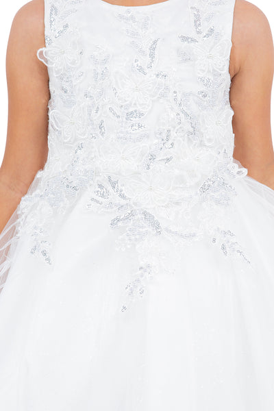 Nadia Short Pageant Dress – Sparkling Special Occasion Dress for Girls