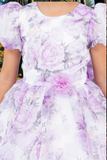 Peach & Lilac Girls Party Dress – Blush Kids