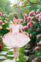 Peach & Lilac Girls Party Dress – Blush Kids