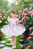 Peach & Lilac Girls Party Dress – Blush Kids