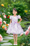 Peach & Lilac Girls Party Dress – Blush Kids