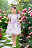 Peach & Lilac Girls Party Dress – Blush Kids