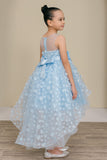Dusty Pink Hi-Low Girls Party Dress | Blush Collection
