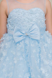 Dusty Pink Hi-Low Girls Party Dress | Blush Collection