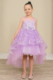 Dusty Pink Hi-Low Girls Party Dress | Blush Collection