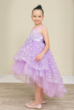 Dusty Pink Hi-Low Girls Party Dress | Blush Collection
