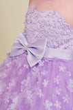 Dusty Pink Hi-Low Girls Party Dress | Blush Collection