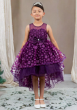 Dusty Pink Hi-Low Girls Party Dress | Blush Collection