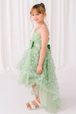 Dusty Pink Hi-Low Girls Party Dress | Blush Collection