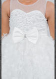 Dusty Pink Hi-Low Girls Party Dress | Blush Collection