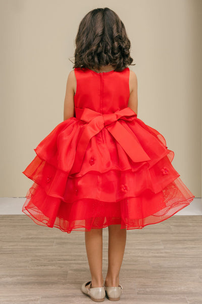 Girls Blue Floral Pageant Dress – Marisella Bloom