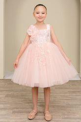 Girls Blush Flower Girl Dress – Celestina