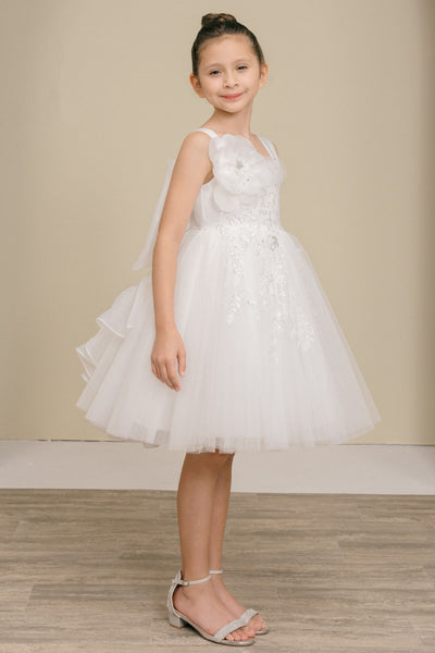 Girls Blush Flower Girl Dress – Celestina