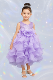 Sequin Ruffle Girls Pageant Dress | Birthday & Party Gown