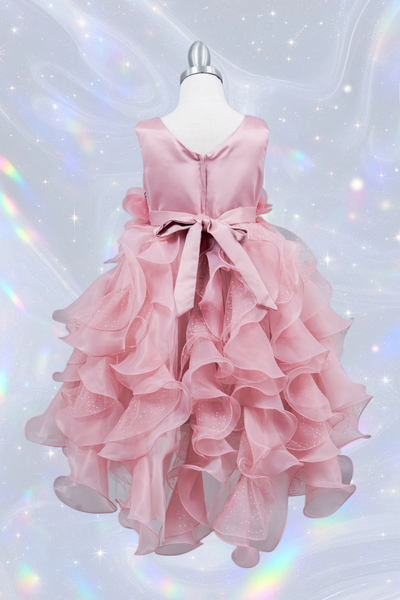 Sequin Ruffle Girls Pageant Dress | Birthday & Party Gown