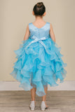 Sequin Ruffle Girls Pageant Dress | Birthday & Party Gown