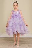 Sequin Ruffle Girls Pageant Dress | Birthday & Party Gown