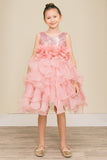 Sequin Ruffle Girls Pageant Dress | Birthday & Party Gown